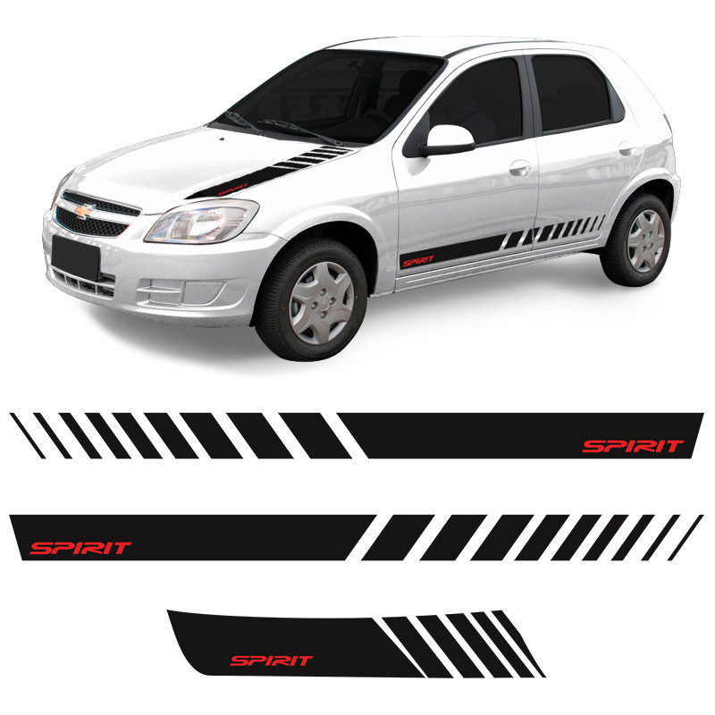 Kit Faixa Celta Spirit 06/ Adesivo Lateral e Capo Sport em Oferta na Shopee