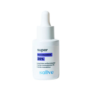 Niacinamida 20% Sallve Super Sérum Concentrado 30ml em Oferta na Shopee