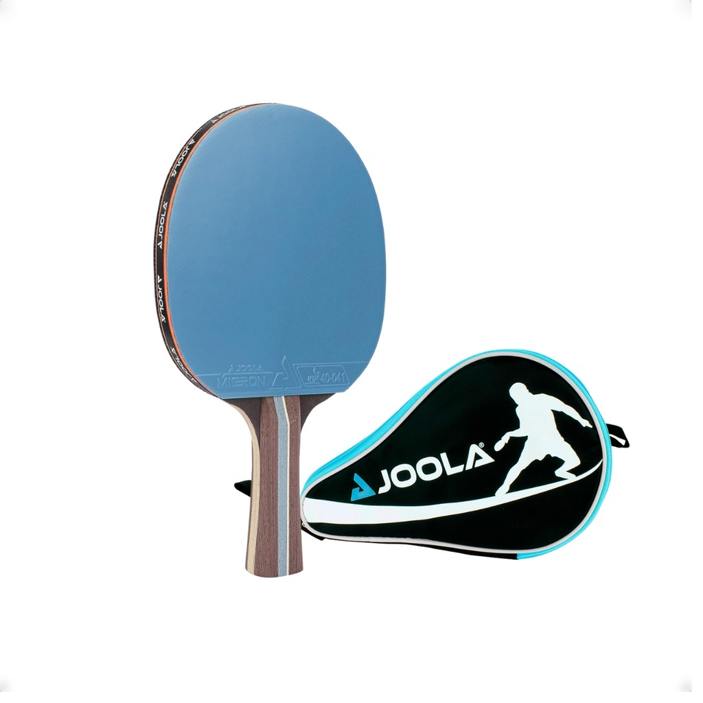 Raquete JOOLA Infinity Balance (azul)+ Raqueteira (Capa) para Raquete Tênis de Mesa Pocket (azul)