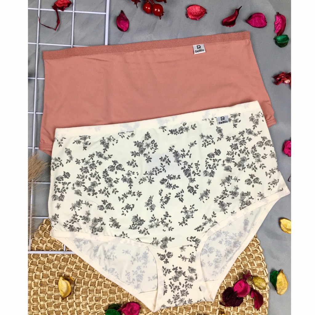 Kit Com 2 Calcinha Alta Em Microfibra - Del Rio 50027 em Oferta na Shopee