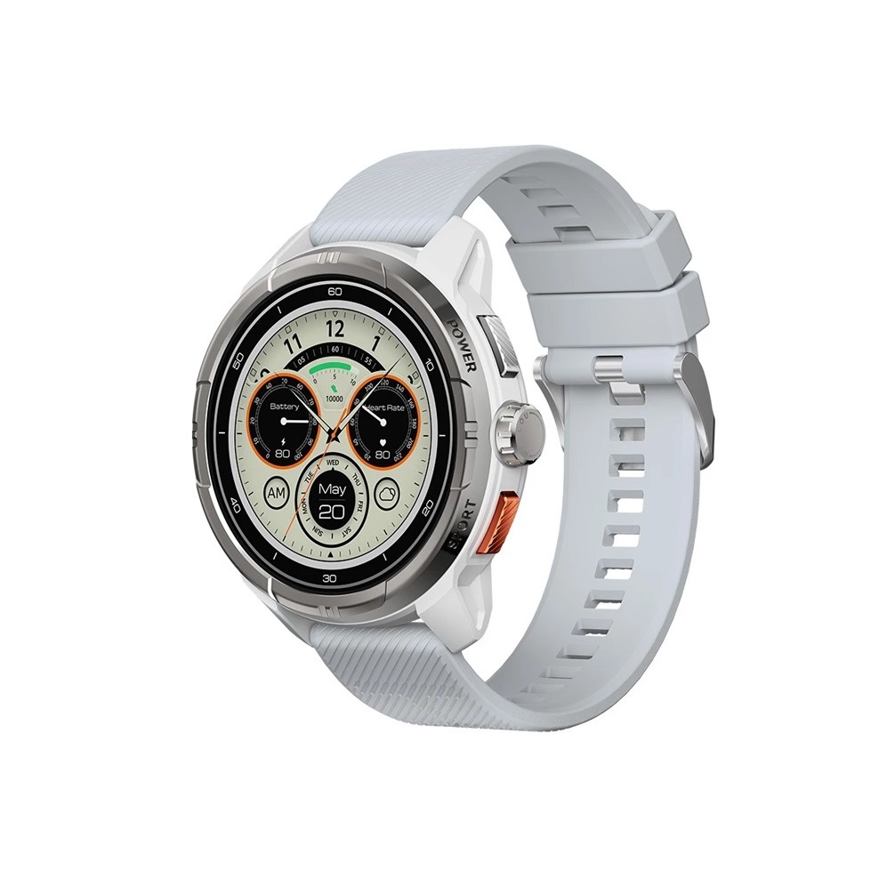 Smartwatch Haylou Solar Ultra, GPS Integrado, Conexão Strava, Amoled 1.58" HF009, Bluetooth - Prata