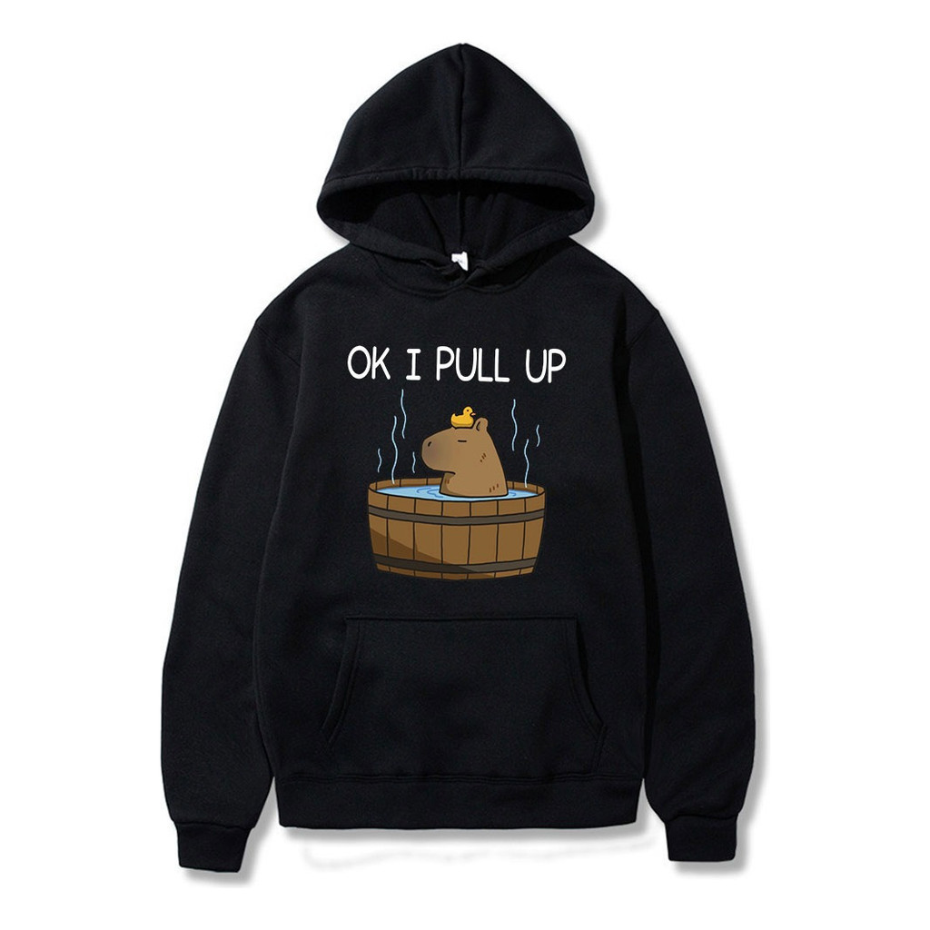 Blusa De Frio Moletom Capivara Agenor Tomando Banho