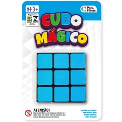 CUBO MÁGICO 3x3x3 PAIS E FILHOS BRINQUEDO DADO QUEBRA CABEÇA CONCENTRAÇÃO COORDENAÇÃO JOGO PUZZLE &