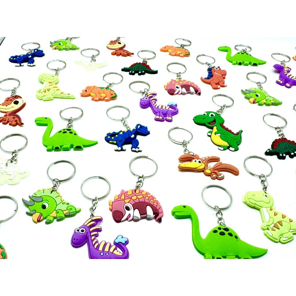 Kit Chaveiro Dinossauros Variados 10un Diversos Dinos Turma