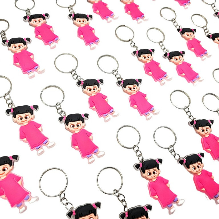 Boo Monstros sa Chaveiro 10Peças Tema De Mimos  Lembrancinha  Alto  Relevo  Aniversario  Mimo Novidade