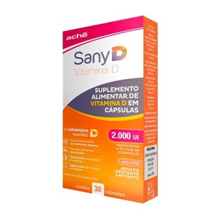Suplemento Alimentar Sany D 2.000 UI 30 Cápsulas em Oferta na Shopee