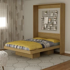 Cama Articulada Casal para Colchão 138 x 188 cm Multimóveis CR35036 Amendoa