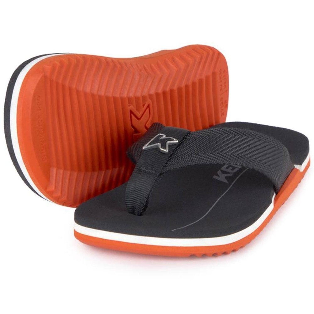 Chinelo Infantil Kenner NK6 Pro - Preto e Laranja em Oferta na Shopee