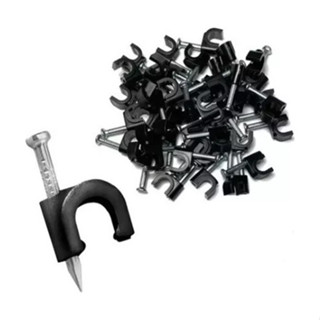 Fixador Cabo 8mm Para Cabo Rg6 Preto 100und em Oferta na Shopee