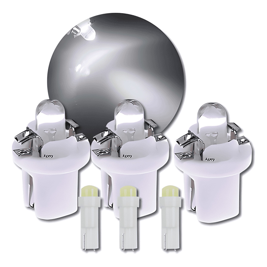 Kit Lâmpada Led Painel Branco Gol Quadrado 1983 1984 1985