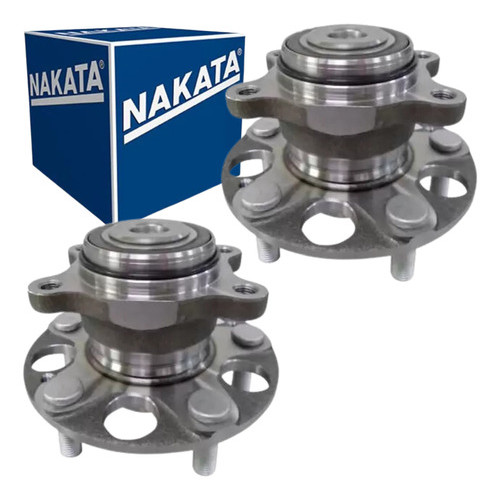Par Cubo Roda Traseira Nakata + Rolamento New Civic G8 2007 2008 2009 2010 2011 2012 em Oferta na Shopee