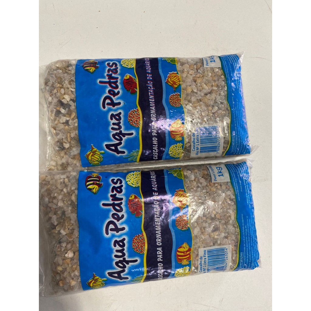 2KG de substrato cascalho de rio n1 ideal para aquário lagos jardim decoração artesanato em Oferta na Shopee
