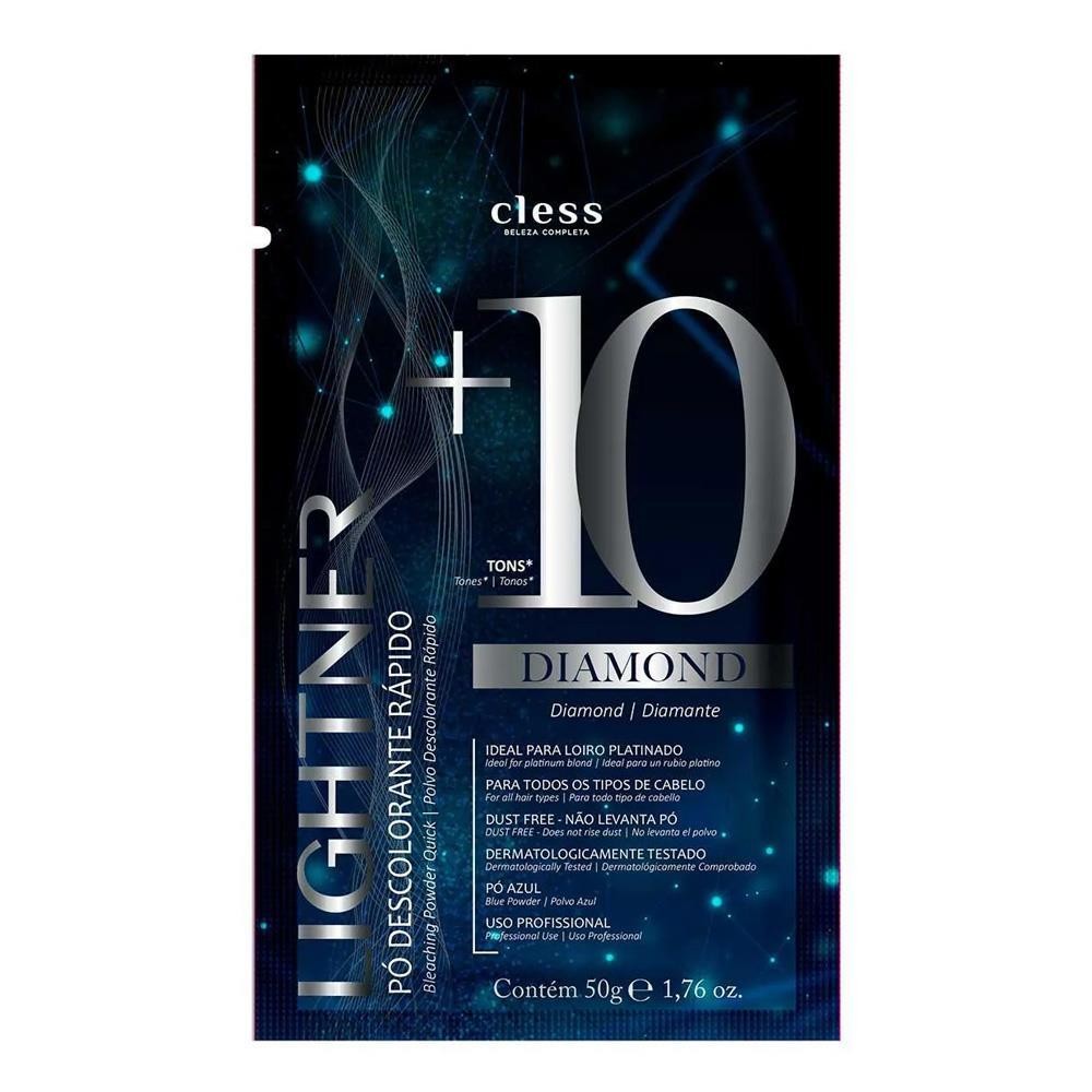LIGHTNER 10 PÓ DESCOLORANTE TONS DIAMOND COM 50G - Beauty