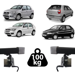 Rack Teto Resistent Sport Gol G3 G4 Palio Siena LW222 100kg