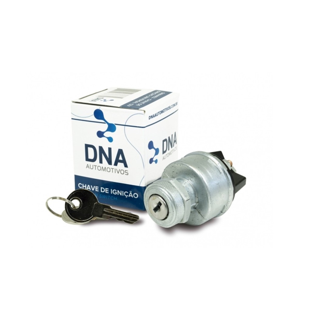 Chave Partida 12v Ignição Automotiva Universal Com 2 Chaves