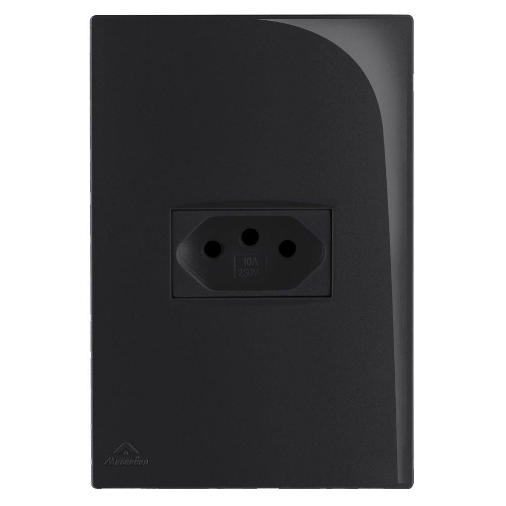 Placa de Tomada Preta: Onde Comprar | BuscaProdutos