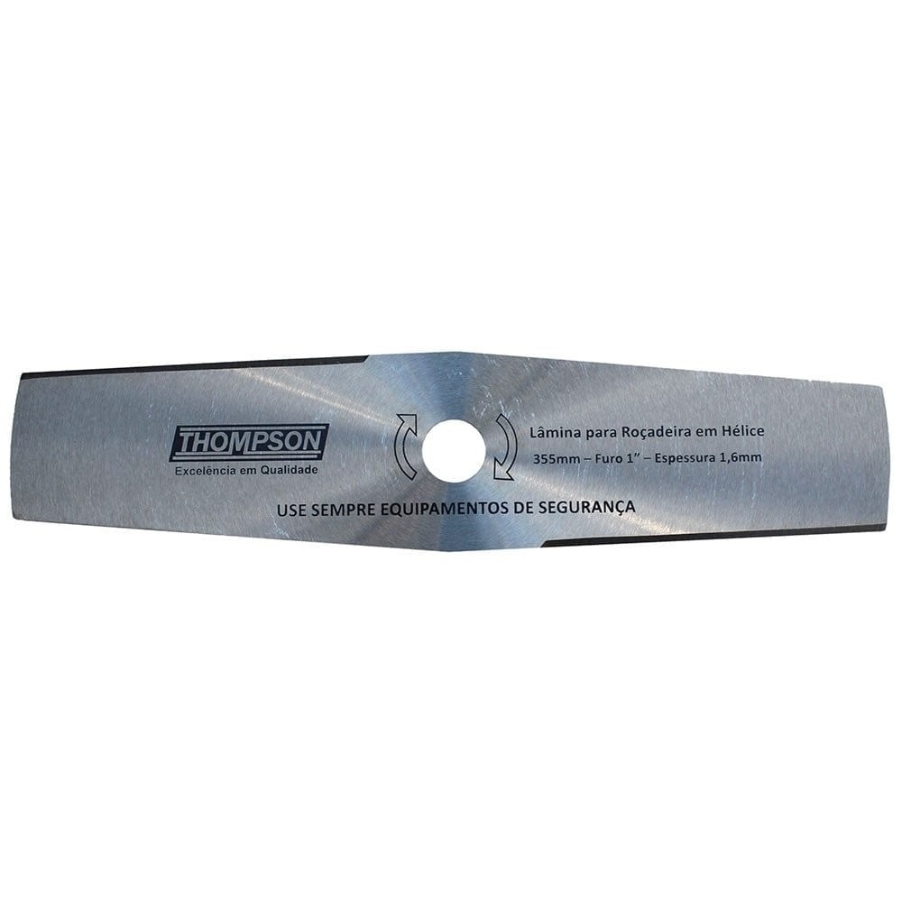 Lâmina para Rocadeira Thompson Tipo Helice 355X1.6 Furo 1" 2 Pontas em Oferta na Shopee