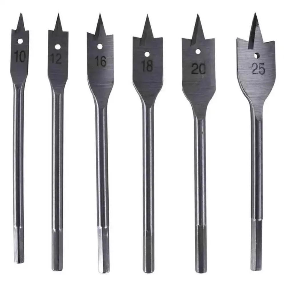 Jogo de Brocas Chatas para Madeira Kit com 6 Peças 7040555 SPARTA em Oferta na Shopee