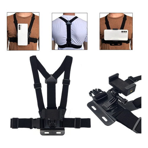 Suporte De Peito Para Celular P/ Gravar Com Mãos Livres T