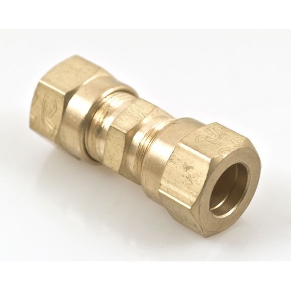 União Latão Tubo Cobre 1pç 1/4 Emenda + 1pç 5/16 Emenda
