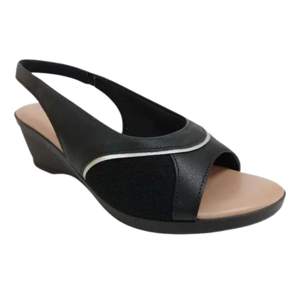 SANDALIA USAFLEX PLATAFORMA PRETO MM0906001
