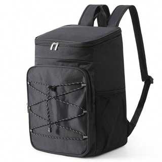 Mochila Isolada para Acampamento, Mochila Térmica Forrada à Prova d'água Com Alça de Ombro Ajustável para Pesca