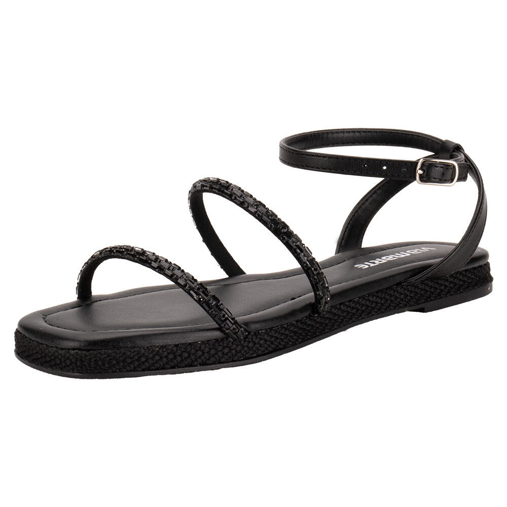 Sandália Feminina Flat Via Marte 110007 em Oferta na Shopee