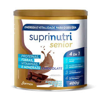Suprinutri Sênior Suplemento Alimentar 4 em 1 Sabor Chocolate 400g em Oferta na Shopee