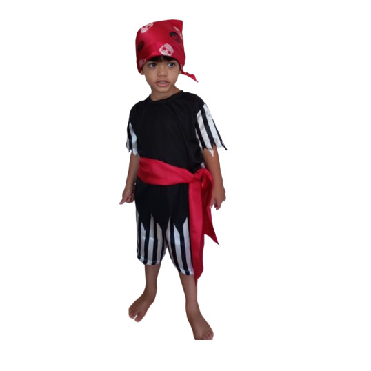 Fantasia Infantil Pirata Piratinha Menino