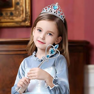 Kit Conjunto Acessórios Princesa Fantasia Infantil Coroa E Varinha Mágica em Oferta na Shopee