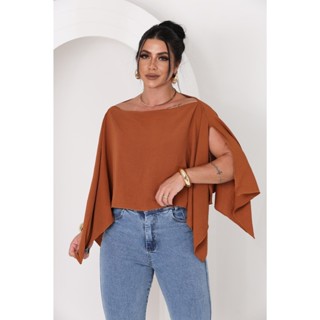 Blusa Camisa Feminina Capa Multiformas Estilo Boho Varias Formas Assimétrica Elegante em Oferta na Shopee