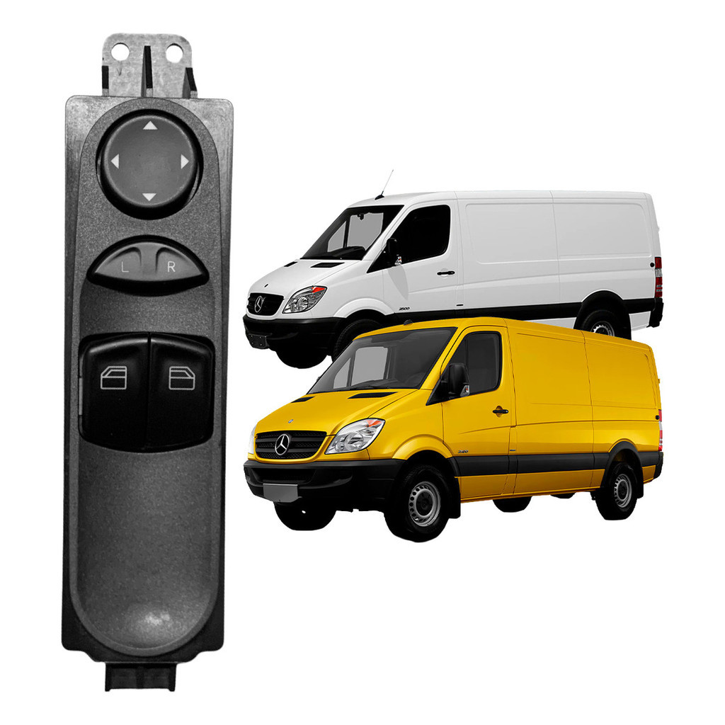 Botão Duplo Vidros Elétricos Mercedes Sprinter 311 415 515 com Conector Único 2013> em Oferta na Shopee