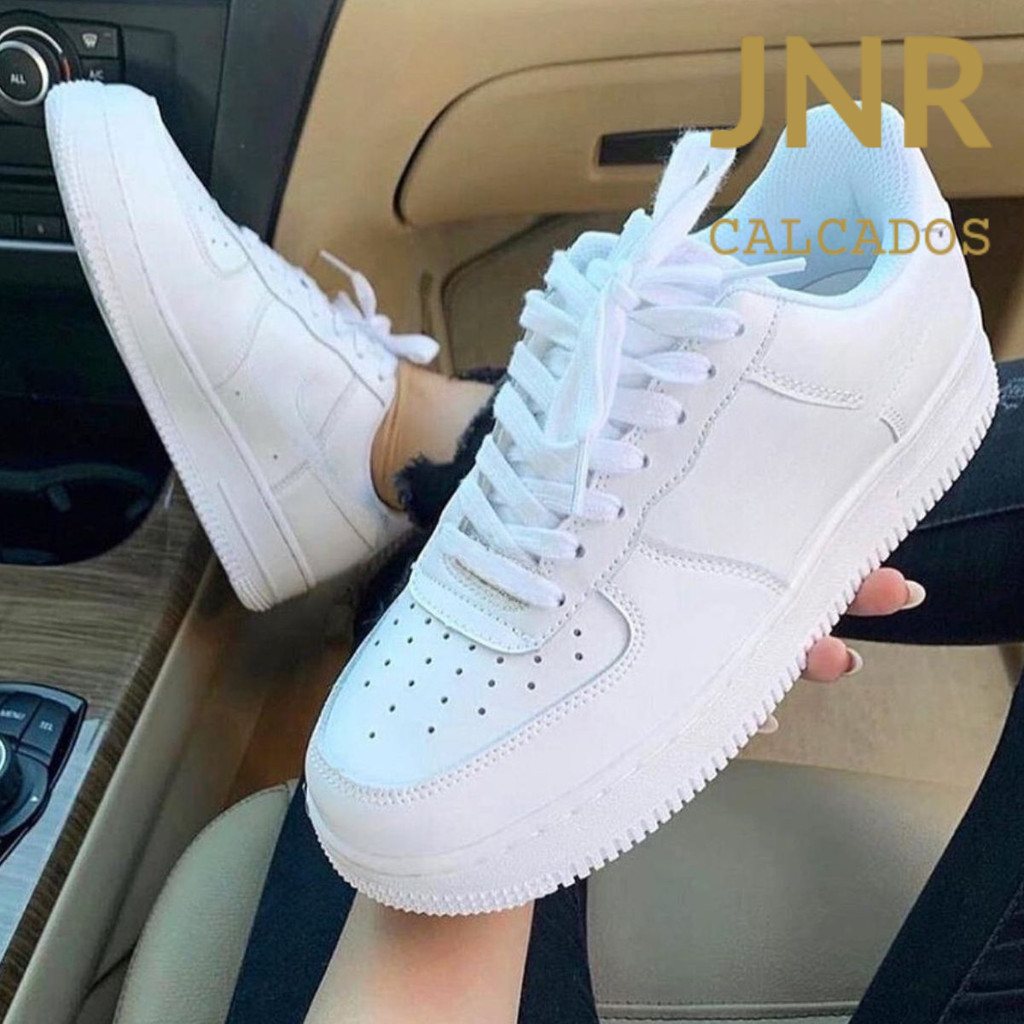 Tênis Casual Feminino Branco Barato Para Uso Diário Macio e Confortável Do 34 Ao 43 Super ...