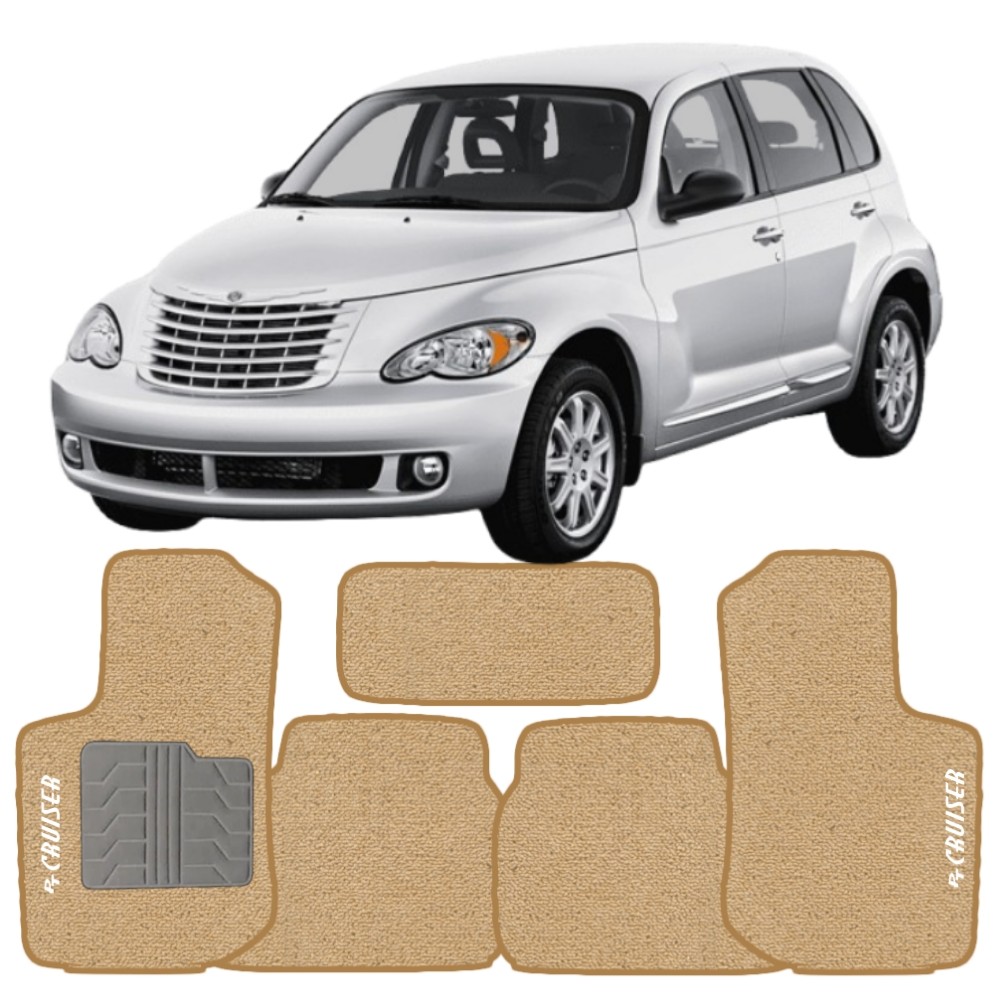 Tapete Chrysler PT Cruiser 2000 a 2010 Tevic TVCRY19500B Carpete Bege