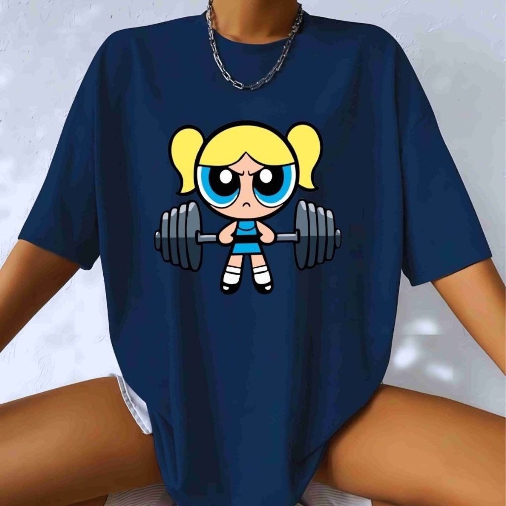 Camiseta Blusa T-Shirt Academia Super Poderosas Streetwear 100% Algodão Premium Lançamento OFERTA