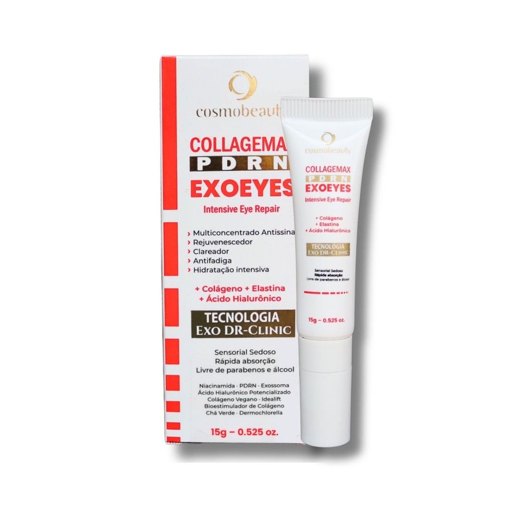 Cosmobeauty Collagemax PDRN Exo Eyes Creme Anti Olheiras 15g