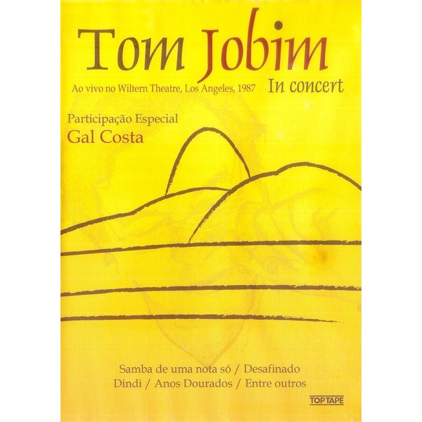 DVD TOM JOBIM IN CONCERT - AO VIVO NO WILTERN THEATRE LOS ANGELES 1987 editora