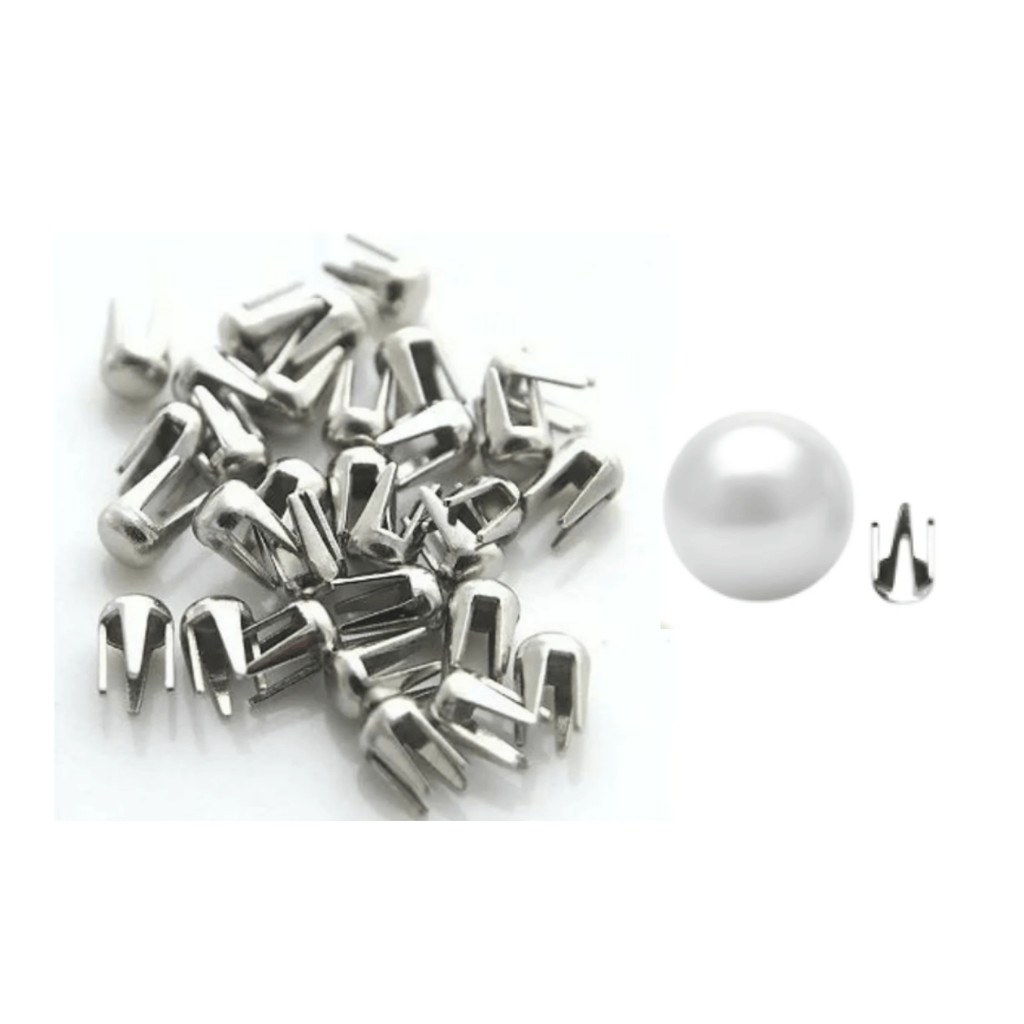 Tachinhas Rebite Aço Inox 1000 unidades para Pérolas Spikes Estrelas Máquina de Perola Balancim