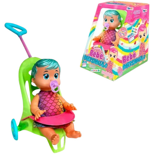 Boneca Coleção Bebê Sereia Marshmello Homeplay - Playduo