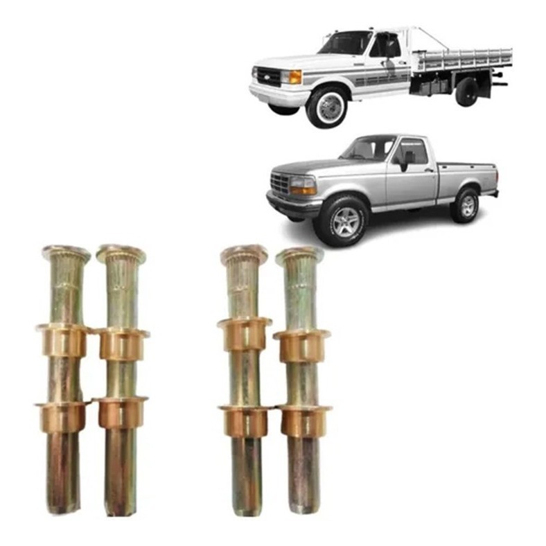 4 Pino Dobradiça Porta F1000 F4000 93 94 95 96 97 98 C/bucha