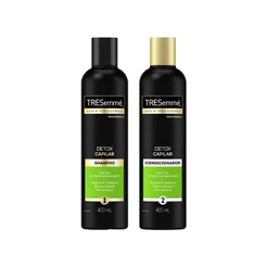 Kit TRESemmé Shampoo 400ml + Condicionador Detox Capilar 400ml
