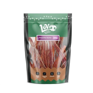 Filezinho Suíno Petisco Natural para Cães e Gatos 100gr - Luv em Oferta na Shopee