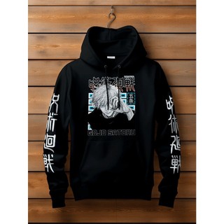 BLUSA DE FRIO MOLETOM CANGURU UNISSEX STREETWEAR Jujutsu Kai Gojo Satoru