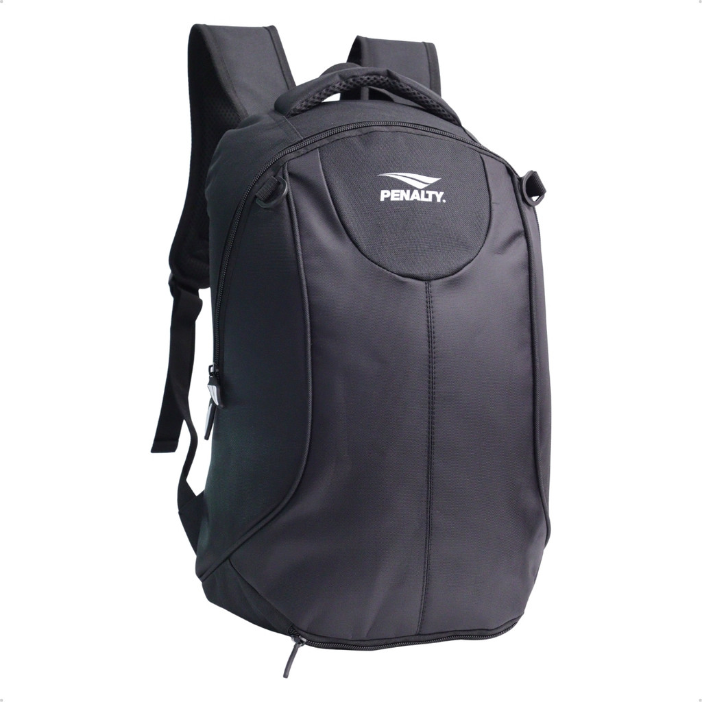 Mochila Penalty 20L 2 Bolsos Compartimento Bola Esportivo Alça Acolchoada Costura Reforçada Original
