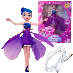 Fadinha Mágica Princesa Voadora - Lilas CBS0041 - Castela
