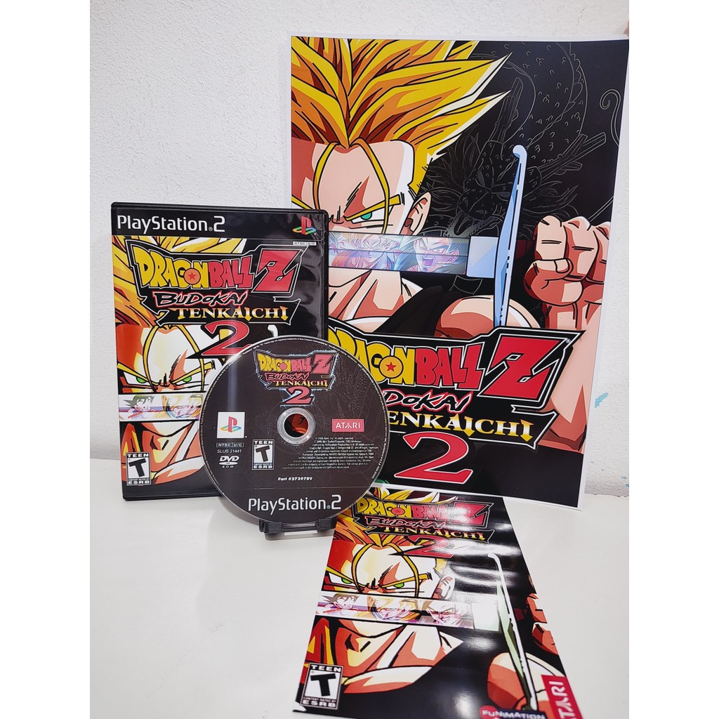 Dragon Ball Z Budokai Tenkaichi 2 com Poster / PS2