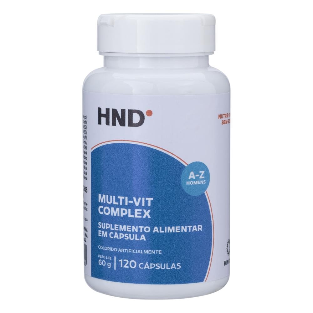 Suplemento Alimentar Mult-Vit Complex Homem 120 Cápsulas