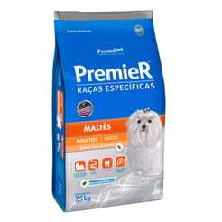 Ração Premier Raças Específicas Maltês Cães Adultos Peru E Arroz 7,5kg