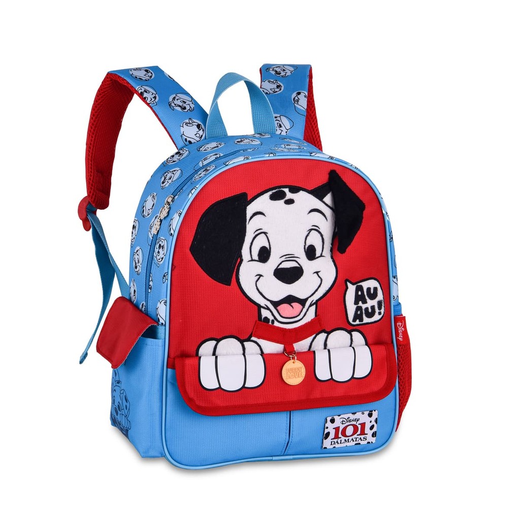Mochila 101 Dálmatas Bolsa Escolar Maternal Pré Escola
