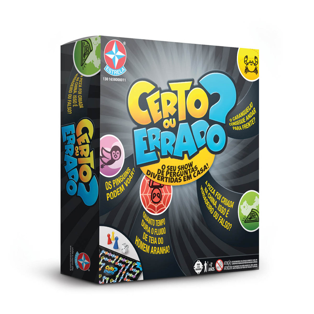 Jogo Certo Ou Errado - Brinquedos Estrela em Oferta na Shopee